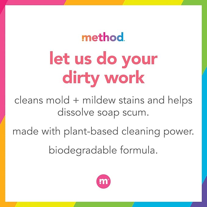 Method Bathroom Cleaner, Removes Mold + Mildew Stains, Eucalyptus Mint, 28 Fl Oz - Image 4