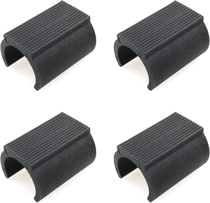 HJGarden 8pcs Moisture-Proof and Friction Prevention 25mm Plastic Chair Foot U Shaped Floor Glides Tubing Caps Cover - Image 4