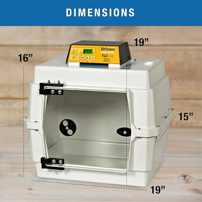 Brinsea TLC-40 Eco Series II Bird Brooder, Pet Recovery Incubator with Air Filtration & Digital Temperature Display for Birds, Puppies, Kittens, and Other Orphaned & Injured Small Animals - Image 8
