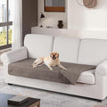 TAOCOCO 100% Waterproof Reversible Couch Seat Cover for Dogs & Pets - Chaise, Sectional & U Shape Sofa Furniture Protector - Taupe by TAOCOCO