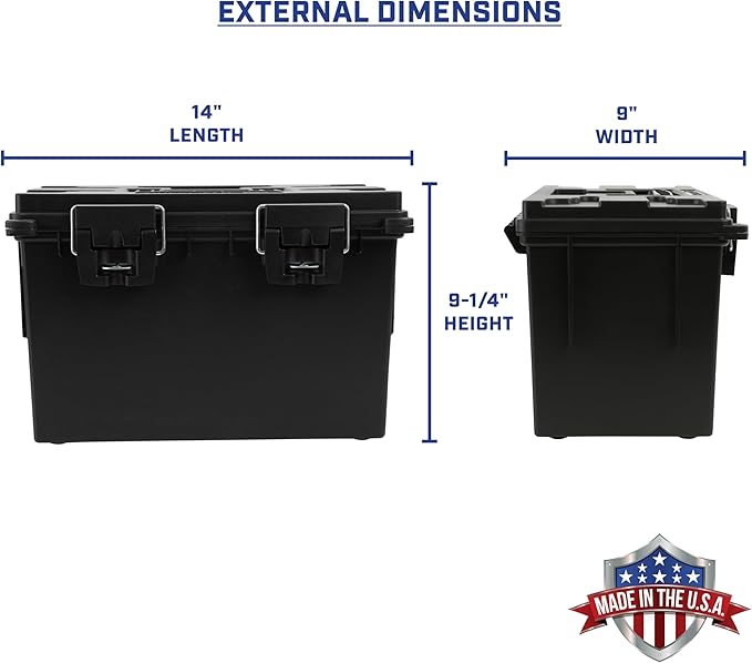 Sheffield 12773 XL Storage Bins With Lids, 2-Pack Stackable Storage Bins, Made in USA, Lockable and Water-Resistant Containers with Lids, Plastic Containers for Home, Classroom, and Dorm - Image 4