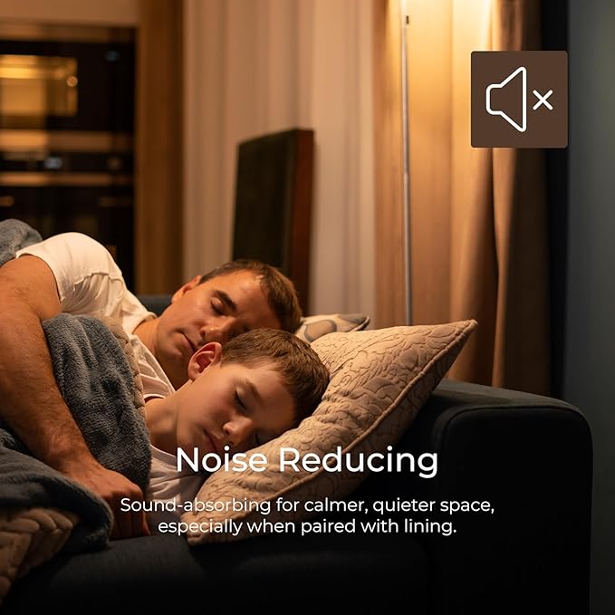 TWOPAGES Luxury Velvet Curtain Pinch Pleated Wolf Gray Curtain 84 inch Long Thermal Insulated Blackout Drapes for Bedroom Living Room Indoor Window (1 Panel,Wolf Gray,84Wx84L) - Image 6
