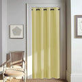 NICETOWN Door Curtain for Closet Doors 80 Inches Long 1 Panel, Blackout Doorway Curtain for Open Closet Bedroom, Room Divider Living Room for Privacy (Paler Yellow, 1 Panel, 46W x 80L) by NICETOWN