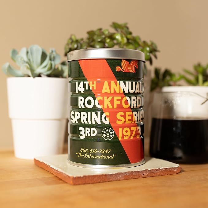 Retro Tin Can, Studio MPLS Designs, Collectable, Peel & Stick Valved End with Metal Lid, 8-12oz (4.0625 x 5.5 in) (1973 Design) - Image 6