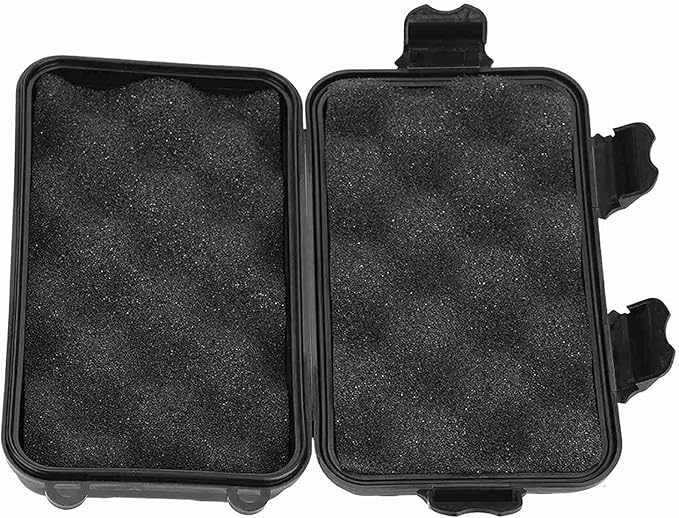 Water - Tight Storage Box | EDC Outdoor Survival Container for Electronics/Fishing Gear/Camping | Particle - Protected & Shock - Absorbing Dry Box with Silicone Gasket, 2 Sizes (S 8.9 X 1.5in) - Image 5