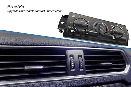 599-266 Front HVAC Climate Control Module Panel is Compatible with 1999-2002 Chevy Tahoe Avalanche Suburban Silverado and GMC Yukon Sierra A/C Heater Control Switch - Image 3