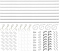Barrina T5 Grow Lights for Indoor Plants, 4FT 160W (8 X 20W) Full Spectrum Grow Light with Separate Switch, Linkable Grow Lamp, Indoor Plant Lights for Growth, Plug and Play, 5000K, 8 Packs by Barrina