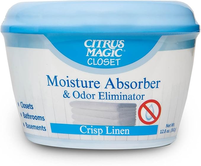 Citrus Magic For Closets, Moisture Absorber and Odor Eliminator, Crisp Linen, 12.8 oz. by Unknown
