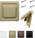 NO-PEST VENT MetalGuard, Dual Door Dryer Vent Cover Outdoor 4 Inch, Powder-Coated Heavy Duty Steel, Pest Proof, Rust Resistant, Safe & Efficient Vent Cap (Tan, STEEL 4" W/O Duct Tube) by No-PestVent