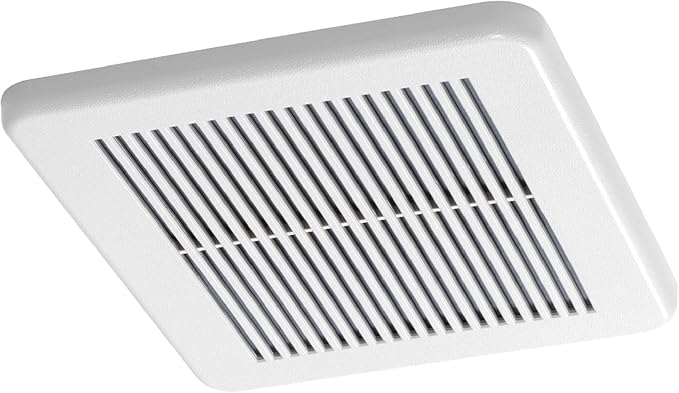 Homewerks 7114-02-HW DC Bathroom Fan 50-CFM 1.0 Sone White Ventilation Fan, Energy Star-Qualified with 3-inch Duct for 2x4 Construction - Image 2
