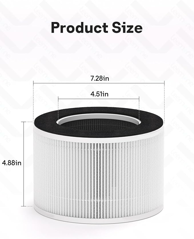 Leemone AP-H400 Replacement Filter Compatible with Homedics AP-H400 2-in-1 Cool Mist Humidifier & Air purifi-er, High-Efficiency Air Purification, 2 Pack - Image 6