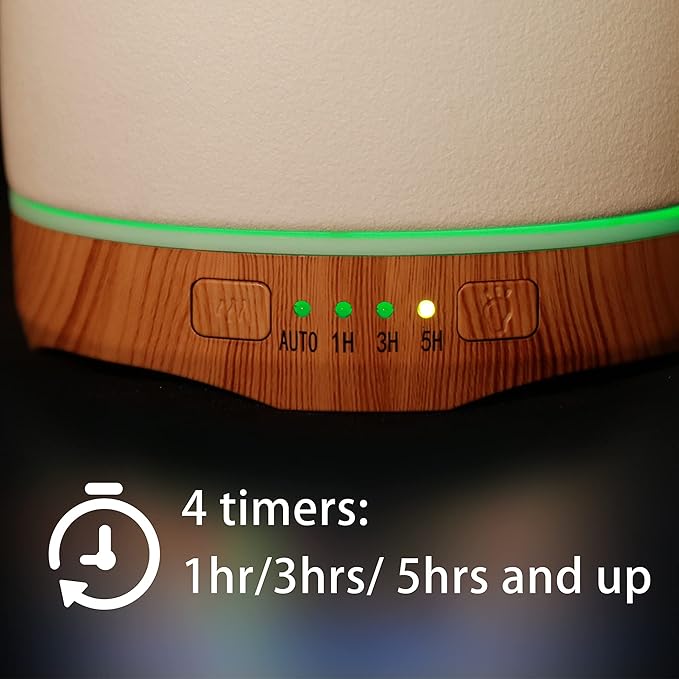 VIVITEST Aromatherapy Diffuser,250ML Ceramic Ultrasonic Essential Oil Diffuser for Aromatherapy (250ML) - Image 4