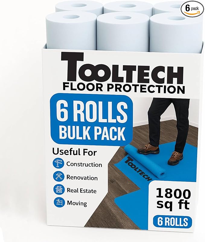 Temporary Floor Protection for Renovation, Painting, Construction - 40" x 90 ft, Covers 1800 sqft by Unknown