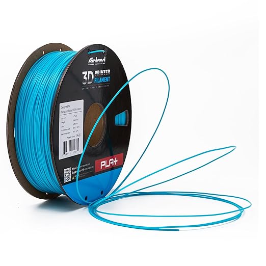 INLAND Micro Center PLA+ 3D Printing Filament 1.75mm - PLA Pro Dimensional Accuracy +/- 0.03 mm - 1kg Cardboard Spool (2.2 lbs) (1 Pack Light Blue, 1.75mm) - Image 7