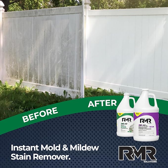RMR Brands DIY Mold Remover Bundle - Complete Mold Killer & Stain Remover Bundle - Mold and Mildew Prevention Kit, Disinfectant Spray, Includes 2-1 Gallon Bottles - Image 2