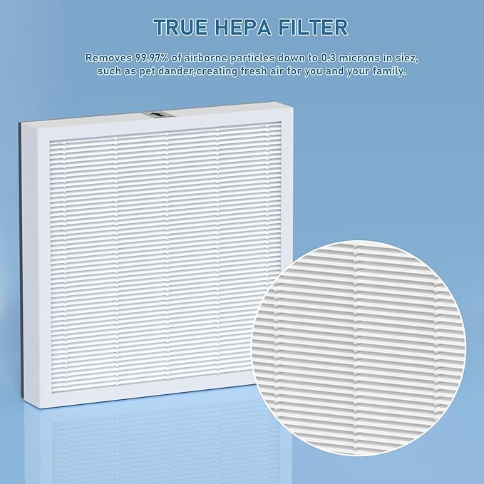2 Pack AH300 True HEPA Air Filter Replacement Compatible with BONECO H300 H400 Hybrid Humidifier and Air Cleaner Purifier Filter - Image 4