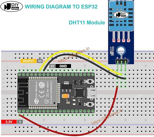 DHT11 Module Temperature and Humidity Sensor for Arduino, ESP32, ESP8266, Raspberry Pi, 5 Pieces - Image 5