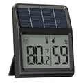 Digital Indoor Thermometer & Hygrometer, Light Powered (No Rechargeable Batteries Runs Only on Real-time Light Exposure) Solar Indoor Temperature and Humidity Monitor, Humidity Gauge by BaldrInc