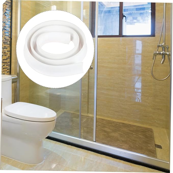 balacoo Self-adhesive Water Retaining Strip for Bathroom Kitchen Shower Guard Seal Easy Installation Keeps Areas Dry - Image 3