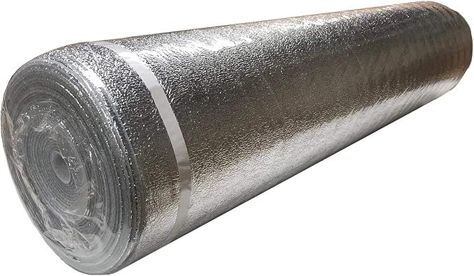 600Sqft AMERIQUE Premium 3 Mm Thick Flooring Underlayment Padding with Tape & Vapor Barrier 3 in 1 Heavy Duty Foam (600SF Total, 200SF/Roll), 600 Sq.'., Silver Chrome (Pack of 3) - Image 2