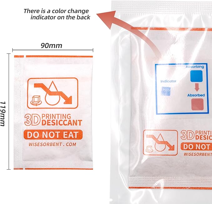 13X Molecular Sieve Powder Packs for 3D Printer Filament Storage, 3D Printer Filament Dryer (20g/30pcs) - Image 2