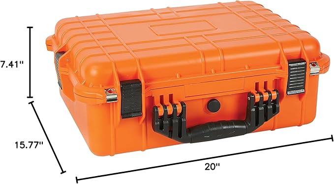 Strongway 20in. Plastic Waterproof Storage Case, Orange, Model# MJ-6060_ORG - Image 10