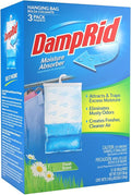 DampRid Lavender Vanilla Hanging Bag Moisture Absorber for Closets - Odor Eliminator - 3 pack (16oz. ea.); Traps Excess Moisture for Fresher, Cleaner Air by DampRid