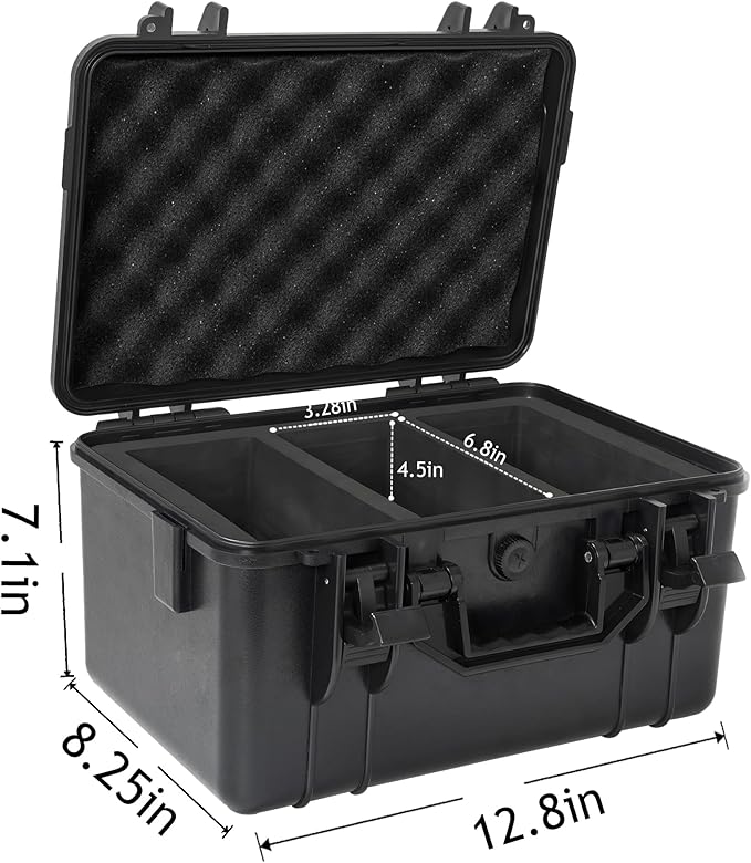 Graded Card Case, Trading Card Storage Box, Waterproof Card Slab Carrying Case for 80+ PSA, CSG, BGS, SGC Sports Trading Cards with 7 EVA Foam - Image 6