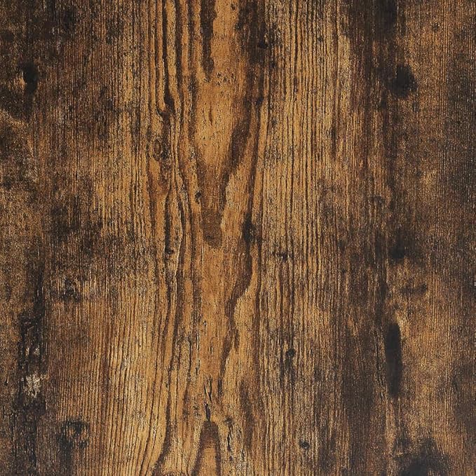 Smoked Oak Engineered Wood Wall Shelf 29.5 x 6.3 x 21.7 Inches for Stylish Storage and Display with Sturdy Construction and Easy Maintenance - Image 9