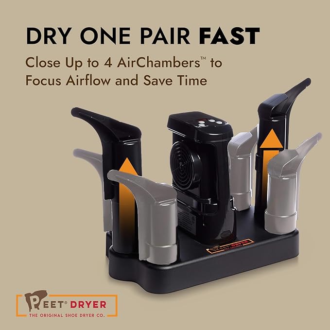 PEET, Family Dryer, Electric Shoe Dryer for 3 Pairs of Boots or Shoes, Dryer for Ski/Work Boots, Sneakers & Athletic/Outdoor Gear - Image 7