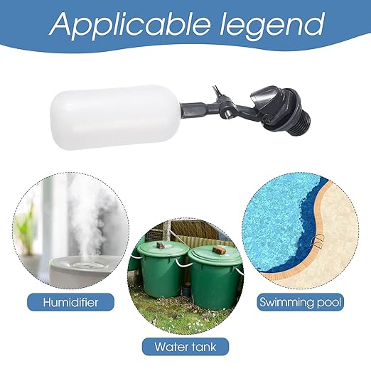 meekoo Float Ball Valve, 1.57 Inch Male Automatic Fill Feed Humidifier Tank Water with Adjustable Arm for Ponds, Livestock Water Trough, Aquariums, Aquaculture, Hydroponics and Reservoir(20 Pack) - Image 7