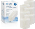 6 Pack WF2 Humidifier Filters for Vicks Humidifier V3100 V3500 V3600 V3700 V3800 V3850 V3900, for Honeywell HCM-350 HCM-630 HCM-300T, for Kaz 3020, for Sunbeam 1118 1119, ECM-250i, ECM-500 by Fette+Filter