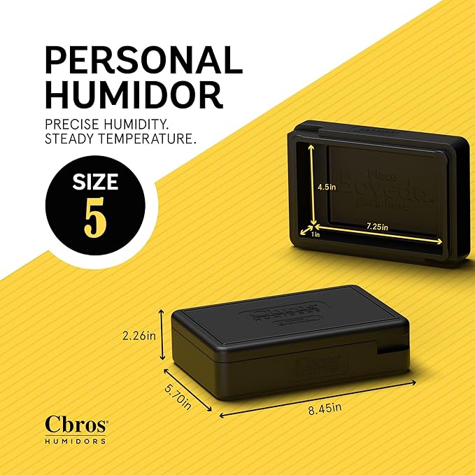 Cbros 69% Two- Way Humidity Control Box Powered by Boveda, Moisture Absorber, Maintain Freshness and Consistent Temperature Size (Size 5) - Image 4