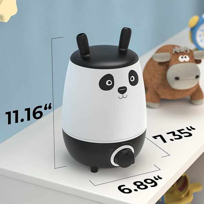 Everlasting Comfort 2.5L Kids Humidifiers for Bedroom - Easy to Clean 24HR Runtime No-Filter Quiet Kids & Baby Humidifier for Nursery, Home, Plants, Allergies, Dry Skin, Congestion, Indoor - Image 9