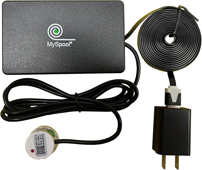 Non-Contact Liquid Level Alert with Text Message and email Notifications, A/C Powered with a 5 ft Sensor, uses WiFi by MySpool