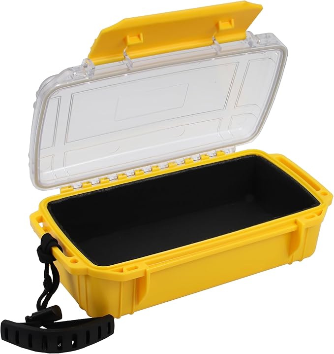 Waterproof Box Dry Box for Kayaking Boat Waterproof Storage Box, Water Tight Container Protective Case 8.5" L x 5" W x 2.8" H by Uxwuy