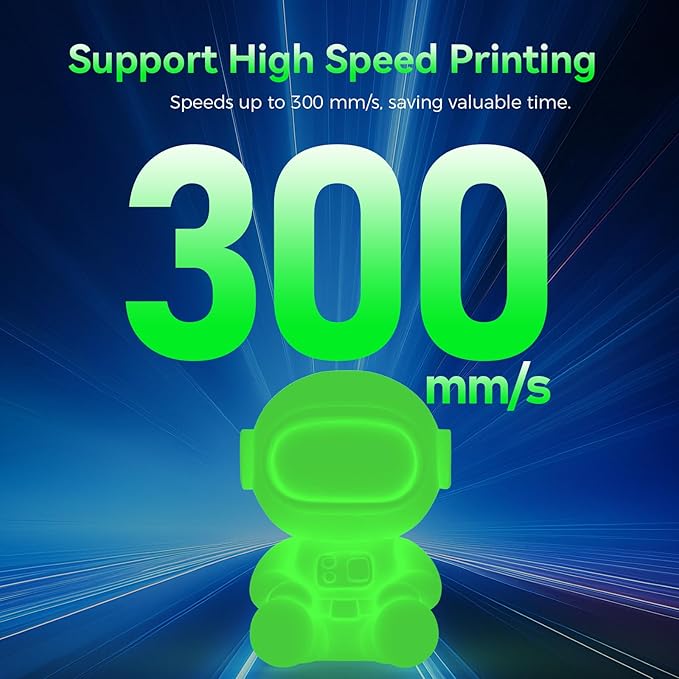 Creality 3D Luminous PLA Printer Filament, 1.75mm Glow in The Dark Shiny Firefly Green PLA Filament for 3D Printing, Best with UV Lamps, 1kg Spool (2.2lbs), Green - Image 3