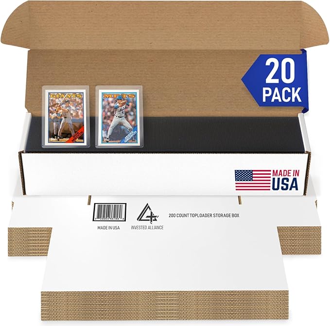 Premium Trading Card Box Storage For Sports, Baseball, Football, Basketball, MTG & TCG Collector | Baseball Card Storage Boxes & Organizer For Magic Sorter Bulk. Sports Holder For Collection. by InvestedAlliance