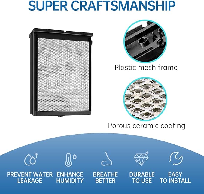 H635EZ1A Humidifier Filter Water Panel Assembly Replacement Kit Compatible with Whole-House Humidifier Models: 600 600A 600M Series - Image 4