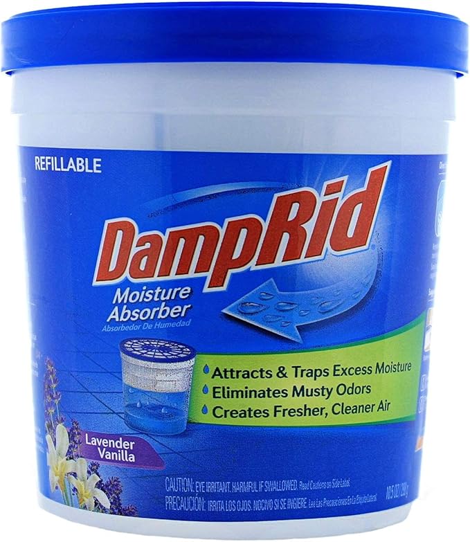DampRid FG01LV Moisture Absorber, Lavender Vanilla, 10.5-Ounce by DampRid