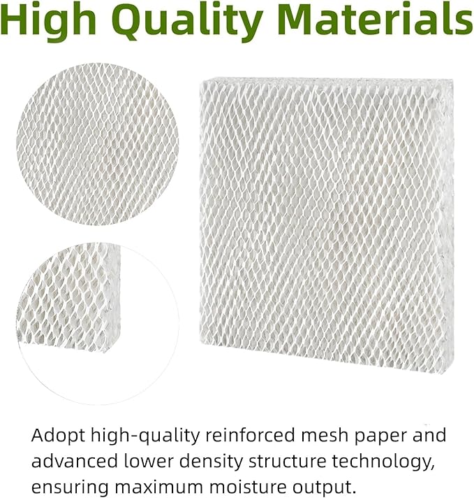 4-Pack 10 Water Panel Replacement Humidifier Filter Compatible with Aprilaire Whole-House Humidifier Models 110, 220, 500, 500A, 500M, 550, 550A, 558, Compatible with Honeywell HC22P - Image 2