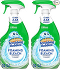Scrubbing Bubbles Foaming Bleach Bathroom and Shower Cleaner Disinfectant Spray, Helps Erase Mold & Mildew, 32oz (Pack of 2) by ScrubbingBubbles