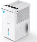 5,000 Sq.Ft Most Efficient Energy Star 2024 Dehumidifier,Vellgoo Max 120 Pint/D Compressor Dehumidifier for Basement with Drain Hose, Smart Humidity Control for Home, Large Rooms by Vellgoo