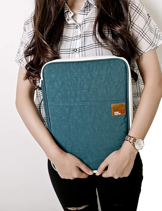 Document A4 Bag Case Waterproof Organizer Portfolio Office Travel Zipper Multi-Function Pouch - Image 8