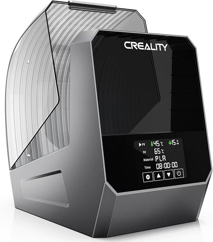 Creality Filament Dryer, Dual-Spool Space Pi Filament Storage Box -Double 360° Heating with 110W PTC Heater LCD Touch Screen One-Key Set Filament,Dehydrator 1.75/2.85/3mm Support PLA PETG ABS TPU by Creality