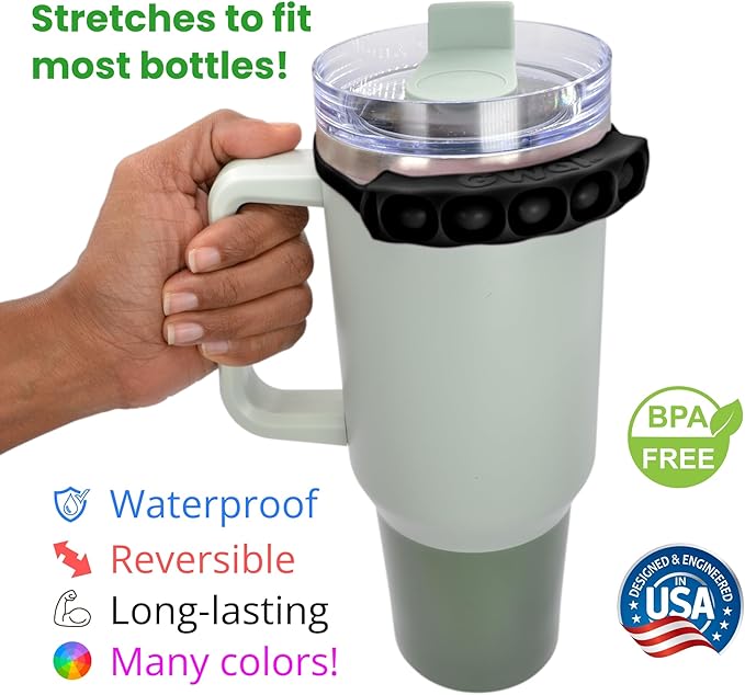 Water Bottle Hydration Tracker - Daily Water Reminder & Goal Setter - Reusable Silicone Band for Fitness, Weight Loss & Hydration Tracking - Image 2