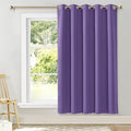 NICETOWN Blackout Wide Blinds for Sliding Door, Lilac Purple, W70 x L72, 1 Panel, Insulated Noise Reduction Drapes, Privacy Vertical Curtain for Living Room&Bedroom by NICETOWN