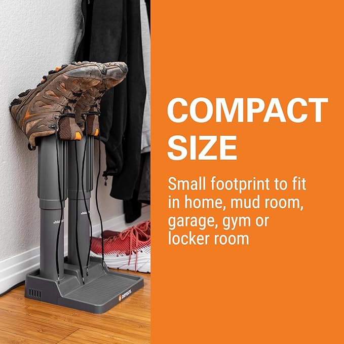 DryGuy Shoe, Boot, Garment & Gear Electric Dryer, Quick Drying for Ski, Work, Sports Equipment – Energy Efficient, Odor Eliminating Design, Home or Garage Use,2 Port, Silent Heat - Image 5