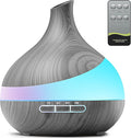 500ML Essential Oil Diffuser: Aroma Diffuser with Remote Control for Hotel Spa Yoga Room - Humidifiers for Bedroom with 14 Colors LED Night Light for Kids/Women Home Relaxation by HJTHJT
