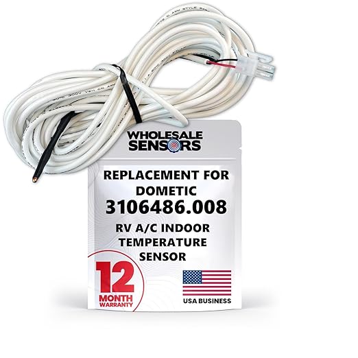 Replacement for Duo-Therm 3106486.008-12 Month Warranty - RV A/C Indoor Temperature Sensor by WholesaleSensors